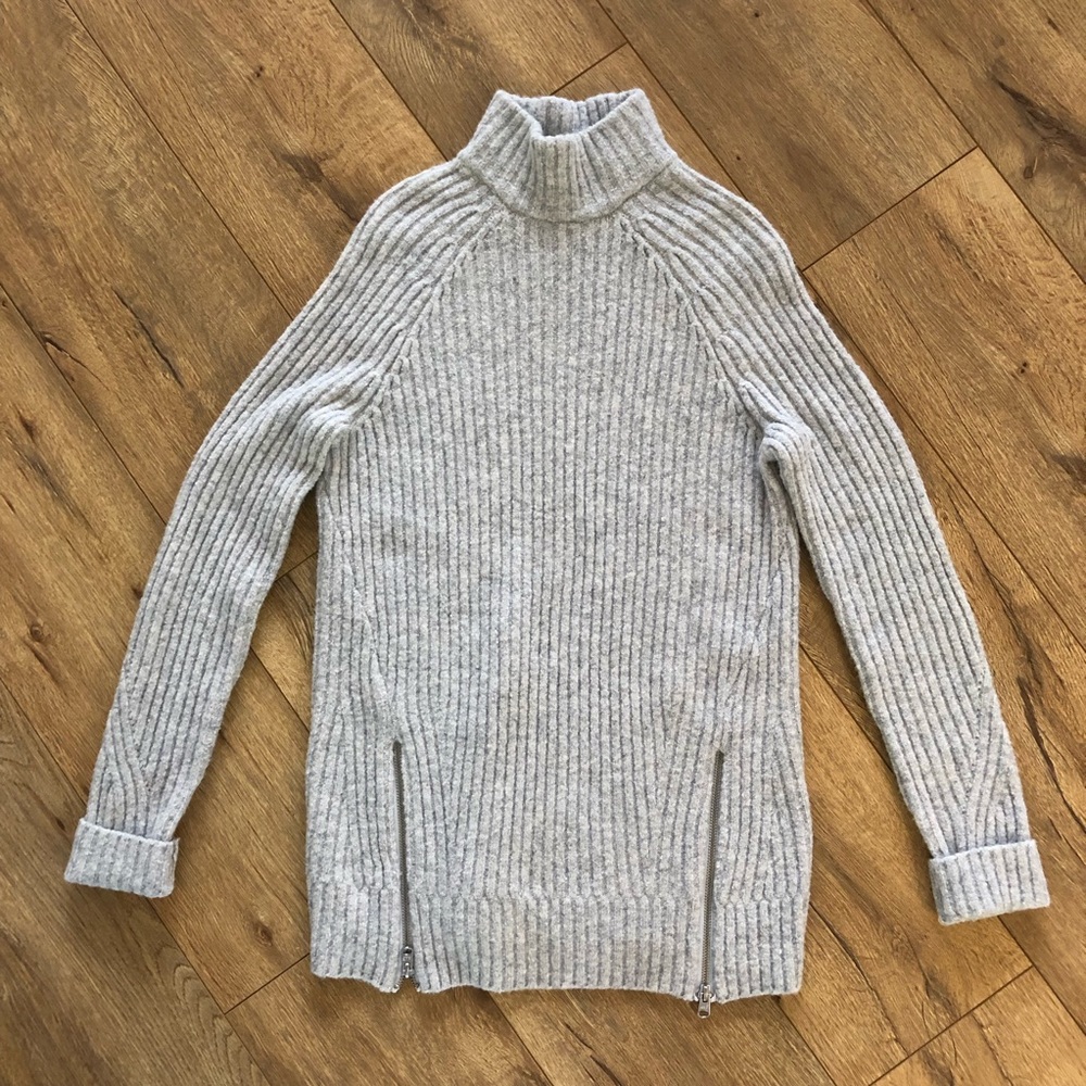 A&F Mock Neck Tunic Sweater